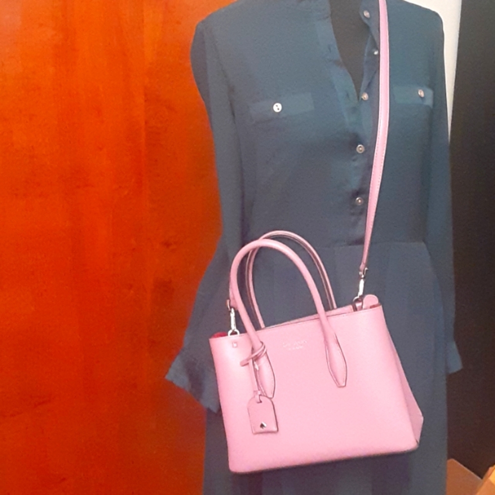 Kate Spade Pinkish/Purplish Leather Handbag - Picture 2 of 16